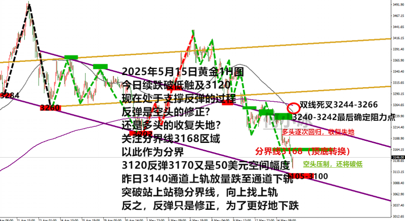 何小冰：金价大跌后又见急涨，是为了更好地跌还是反转了