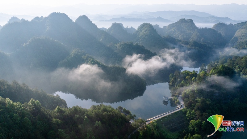 湖南怀化：生态湿地绿意盎然
